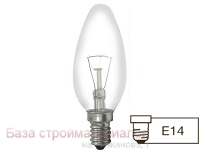 Elektrich_lampa_60Vt_E14_svecha
