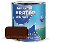 Grunt_emal_po_rzhavchine_KRAFOR_3_v_1_krasno-korichnevaya_1kg