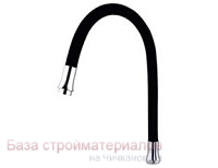 Gusak_dlya_smesitelya_gibkij_FRAP_chernyj_silikon_metall_F7250