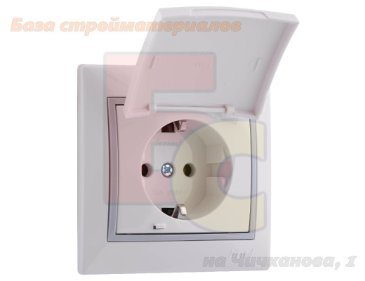 Rozetka_1_mest_SP_Mira_16A_s_z_s_kryshkoj_bel_ser_Lezard_701-0215-123B