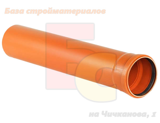 Truba_PVH_d_200_Hemkor_dlya_naruzhnoj_kanalizacii_2m_x3_9_ryzhaya